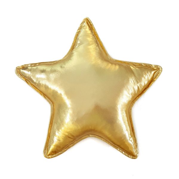 Gold/Silver Star Pillow